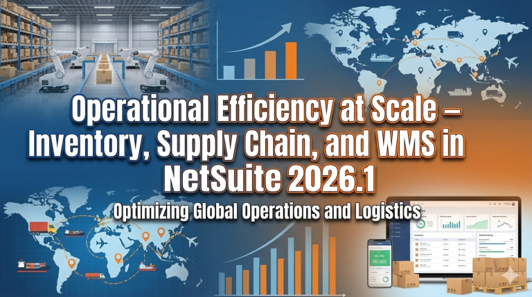 Operational Efficiency at Scale – Inventory, Supply Chain, and WMS in NetSuite 2026.1